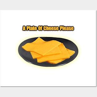 Plate of cheese Posters and Art